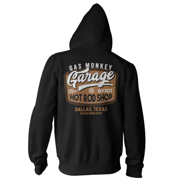 ⁦GMG Rusty Hot Rod Zipped Hoodie⁩ - الصورة ⁦3⁩